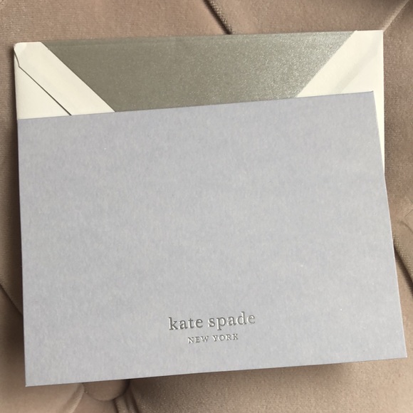 Kate Spade New York Mr. & Mrs. Thank You Card Set (NWT) & Bridal Tasks List - Picture 7 of 9